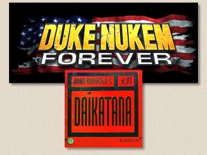 In Duke's case, the game came out and their PR decided they wanted to crack down on "bad journalists" who "wrote bad things." In Daikatana's case, John Romero never did that game any favours.