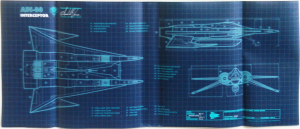 The inside jacket of Armada details what one of the drones might look like if it were real. It's really awesome.